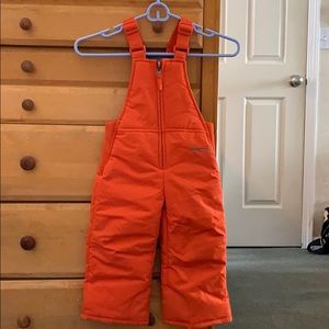 Arctix snow pants, orange, only worn 1X